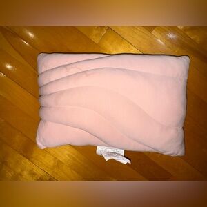 Light pink throw pillow